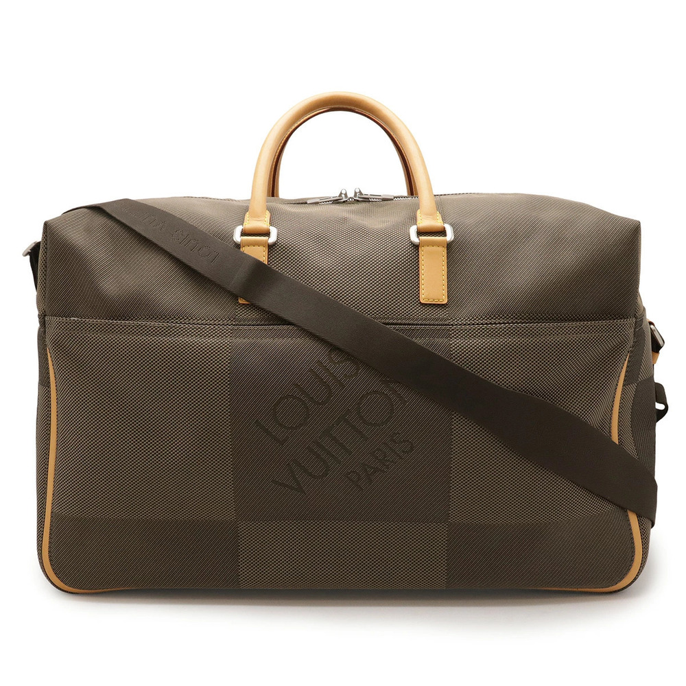 LOUIS VUITTON Damier Geant Souverain Boston Bag Travel Shoulder Tail